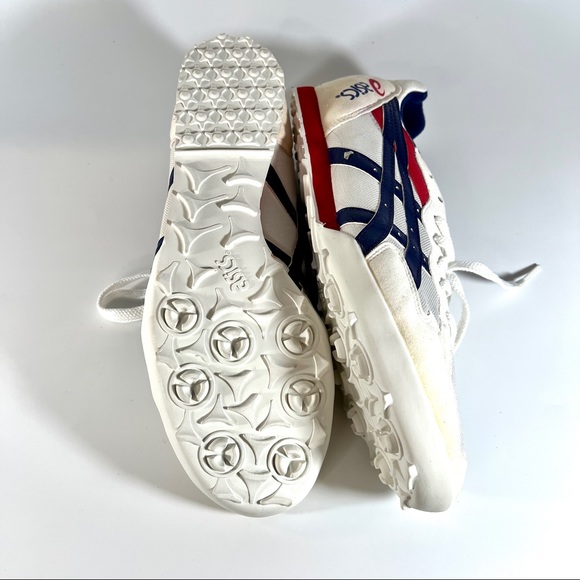 Asics Harrier ‘96 GN505 Running Track/Field Shoes Men's Size 11 White/Navy/Red - Picture 7 of 8